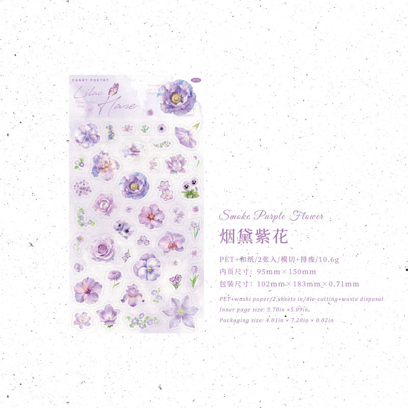Flower Letter Series Sticker