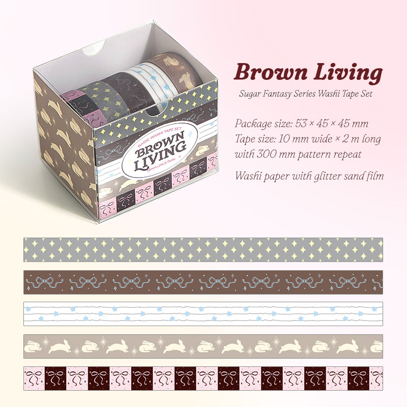 Sugar Frost Fantasy Series Washi Tape Set