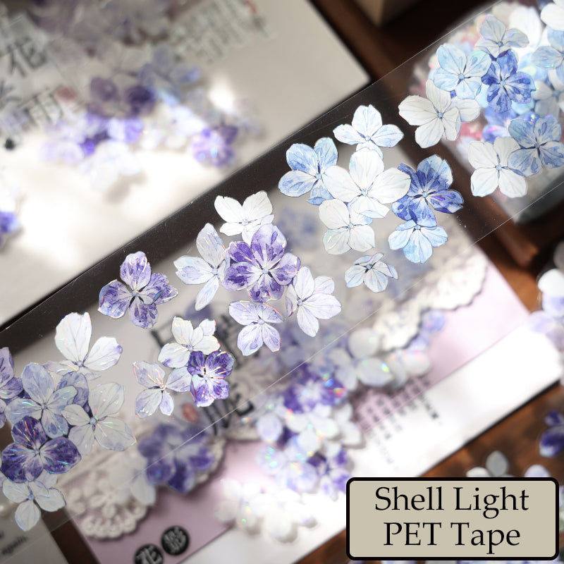 Starry Flower Sea Die-Cutting Washi Tape - Whole Roll 5cm×6m