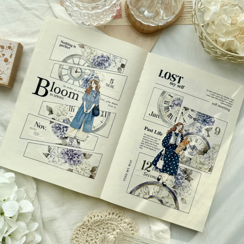 Whole Roll 12.5cm*5m Separate frame Die Cutting Washi Tape for journaling, scrapbooking and collage