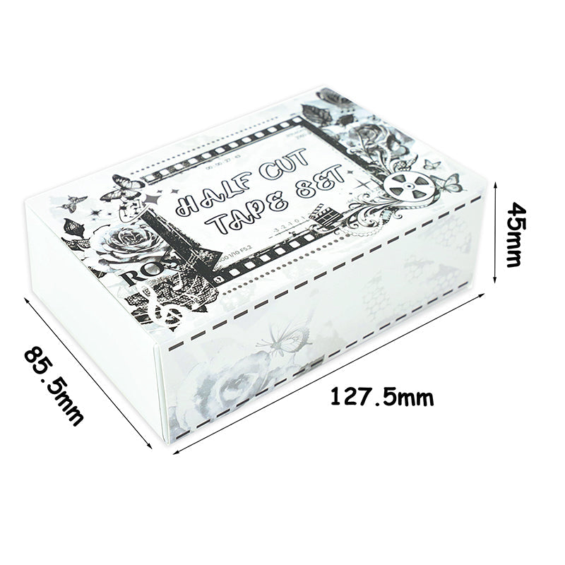 Patterned Vintage Tape Set featuring vintage designs for journaling, scrapbooking and collage