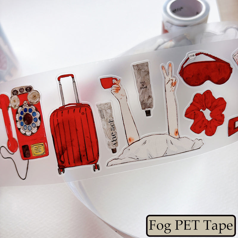 Whole Roll 6cm*5m Mofei Die Cutting Washi/PET/Fog PET Tape
