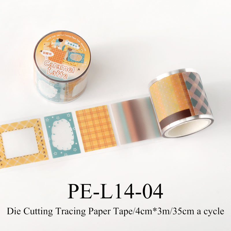 Wave Dots Series Die Cutting Tracing Paper Tape