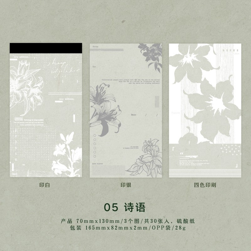 Unfolding Time Material Paper