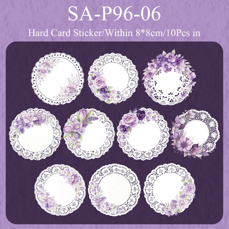 Lace Flower Series Sticker