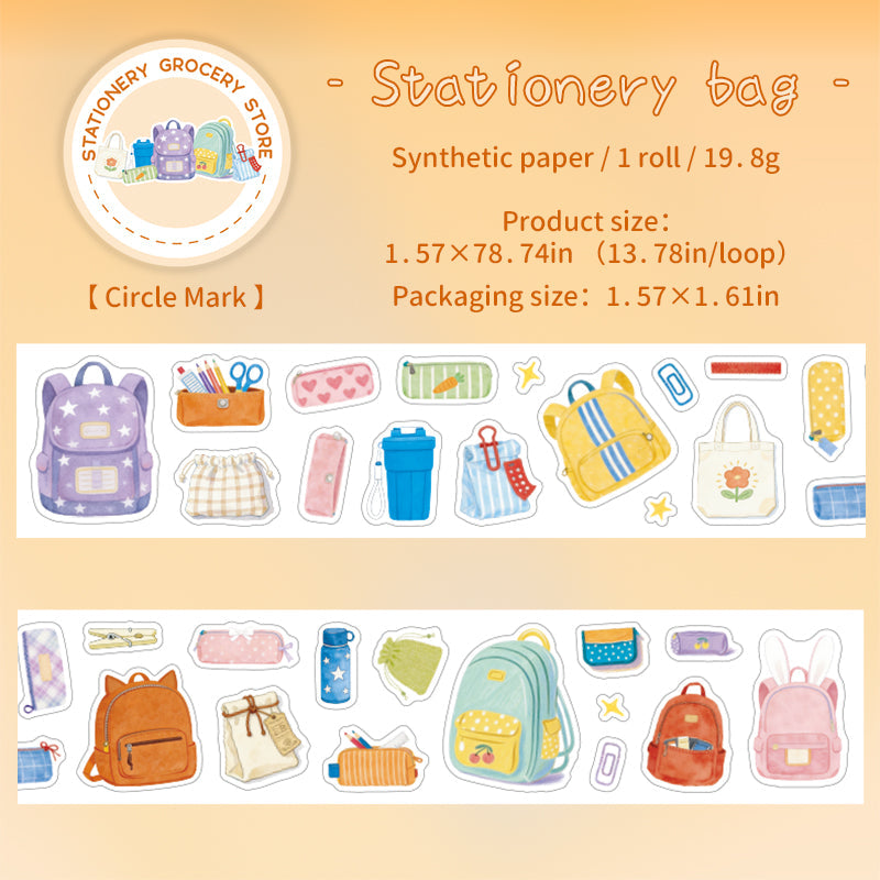 Stationery General Store Series Die Cutting Self-adhesive Tape