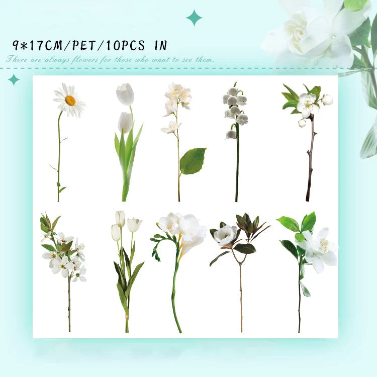 Time Flower Garden Sticker