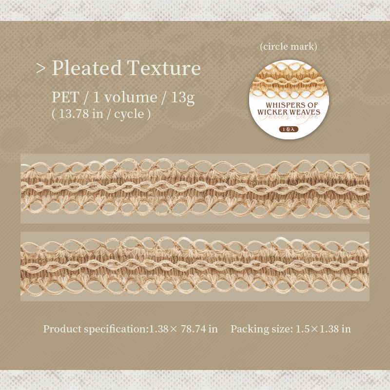 The Braided Threads Series PET Tape
