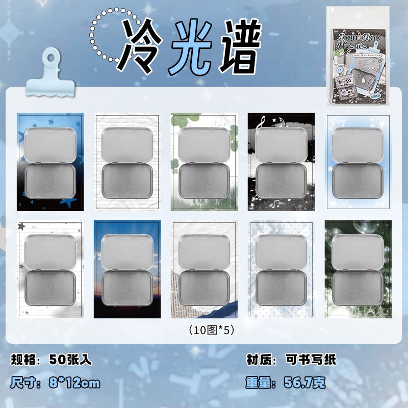 Iron Box Wishes Material Paper