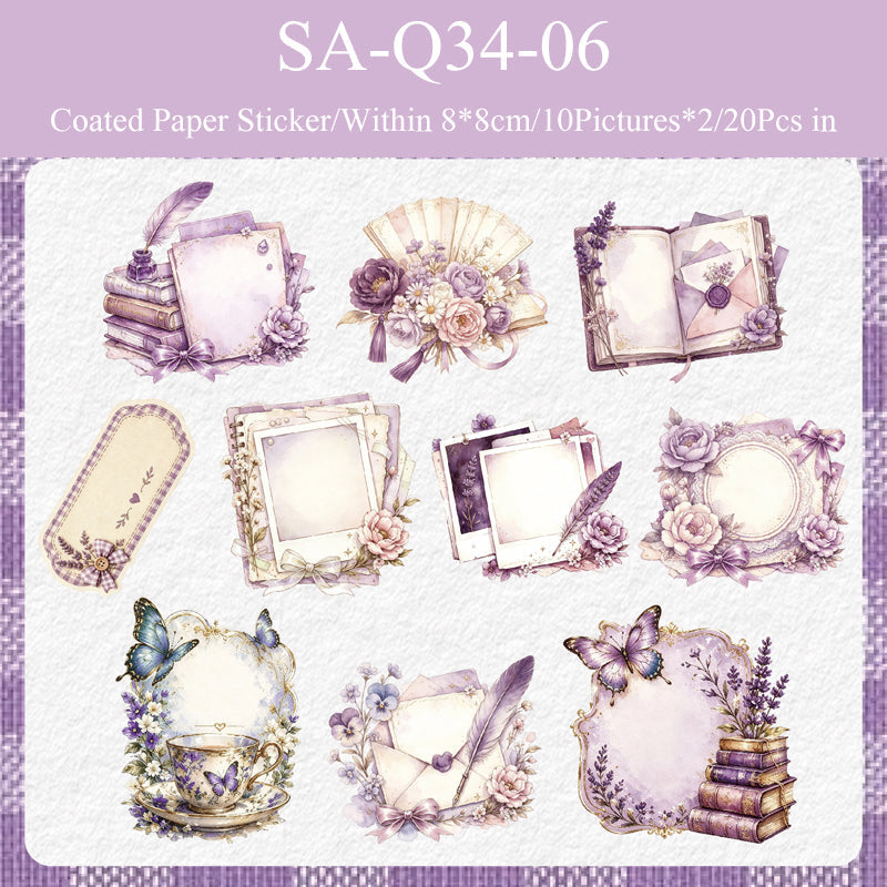 Flower Note Series Sticker