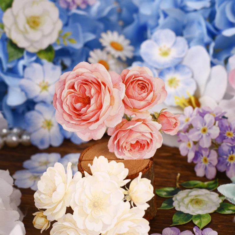 Vintage Floral Notes Sticker Pack