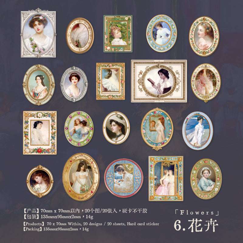 Medieval Picture Frame Series Sticker