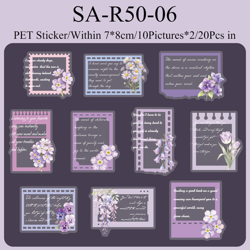 Flower Lane Post Series Sticker