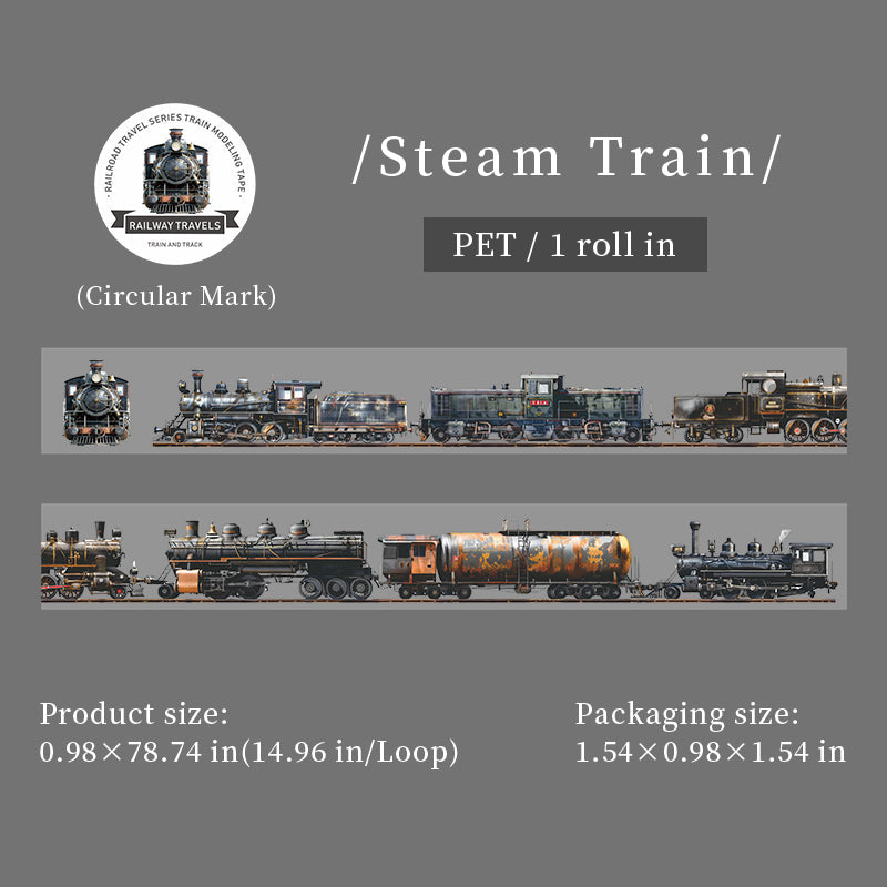 Railway travels series PET Tape