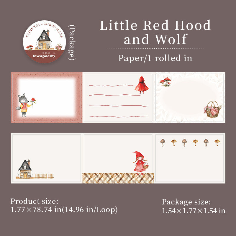 Fairy Tale Chronicle Series Die Cutting Washi Tape