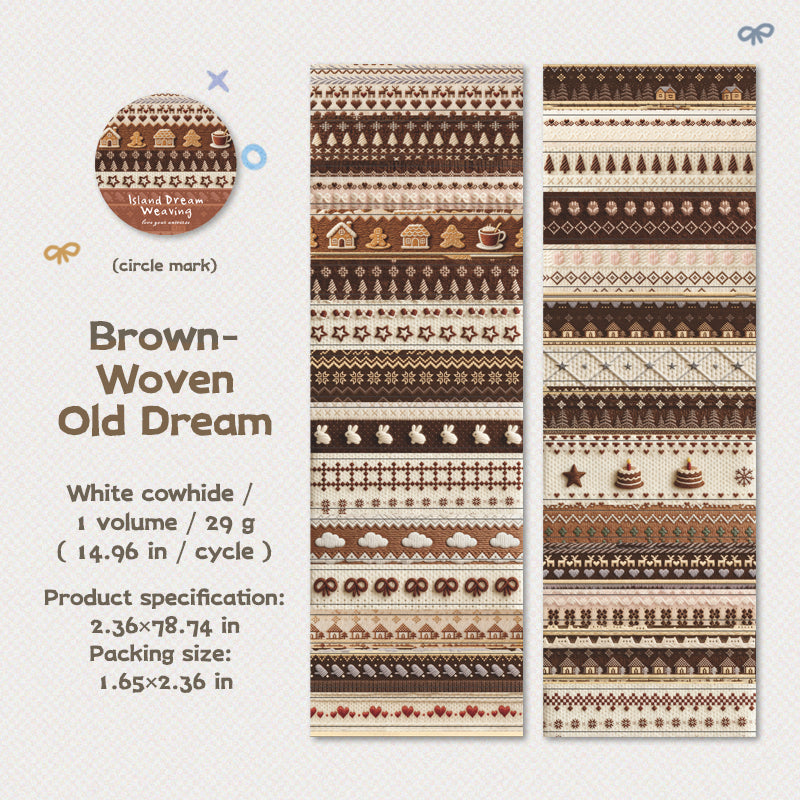 Island Dream Series White Kraft Paper Tape