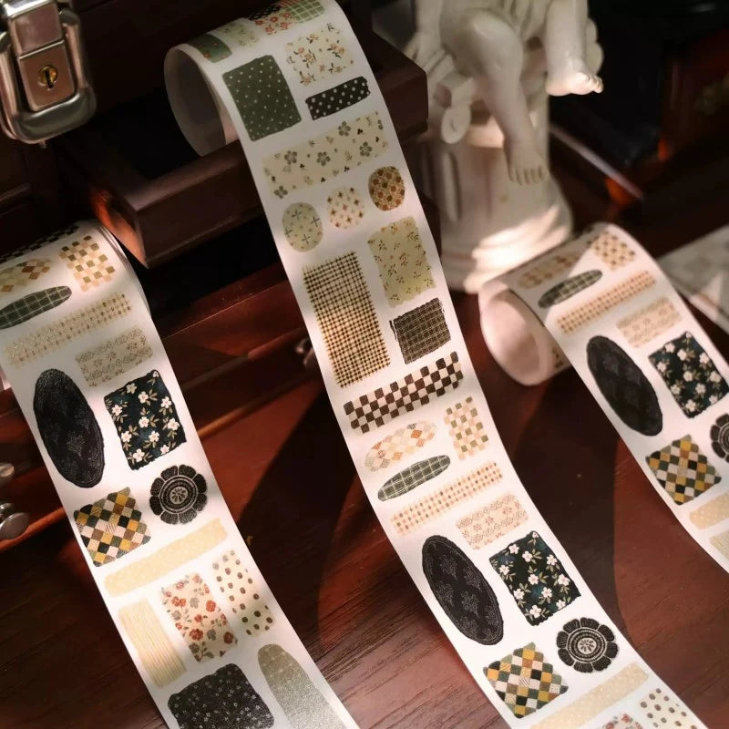 Printed Floral Patchwork PET & Washi Tape