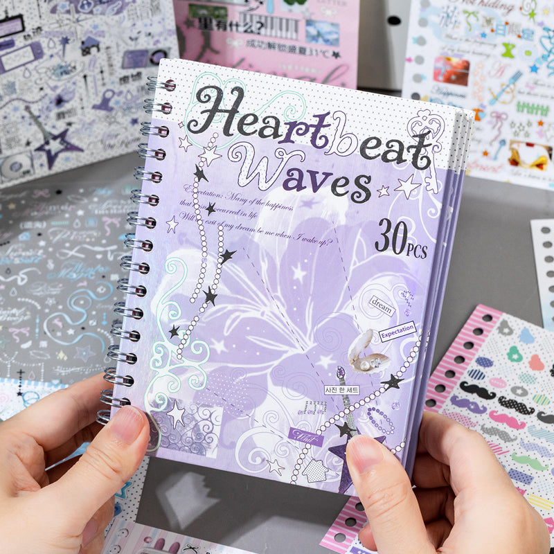 Dream Island Sequel Series Sticker Book featuring dream, book, and island designs for journaling, scrapbooking and collage