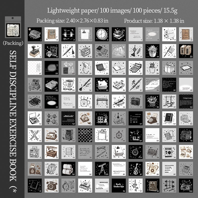 Papier de scrapbooking « Exquisite Girl » avec cartes à poinçonner 100 jours, 100 pièces