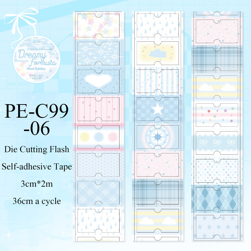 Dream Recipe Series Die Cutting Flash Self-adhesive Tape