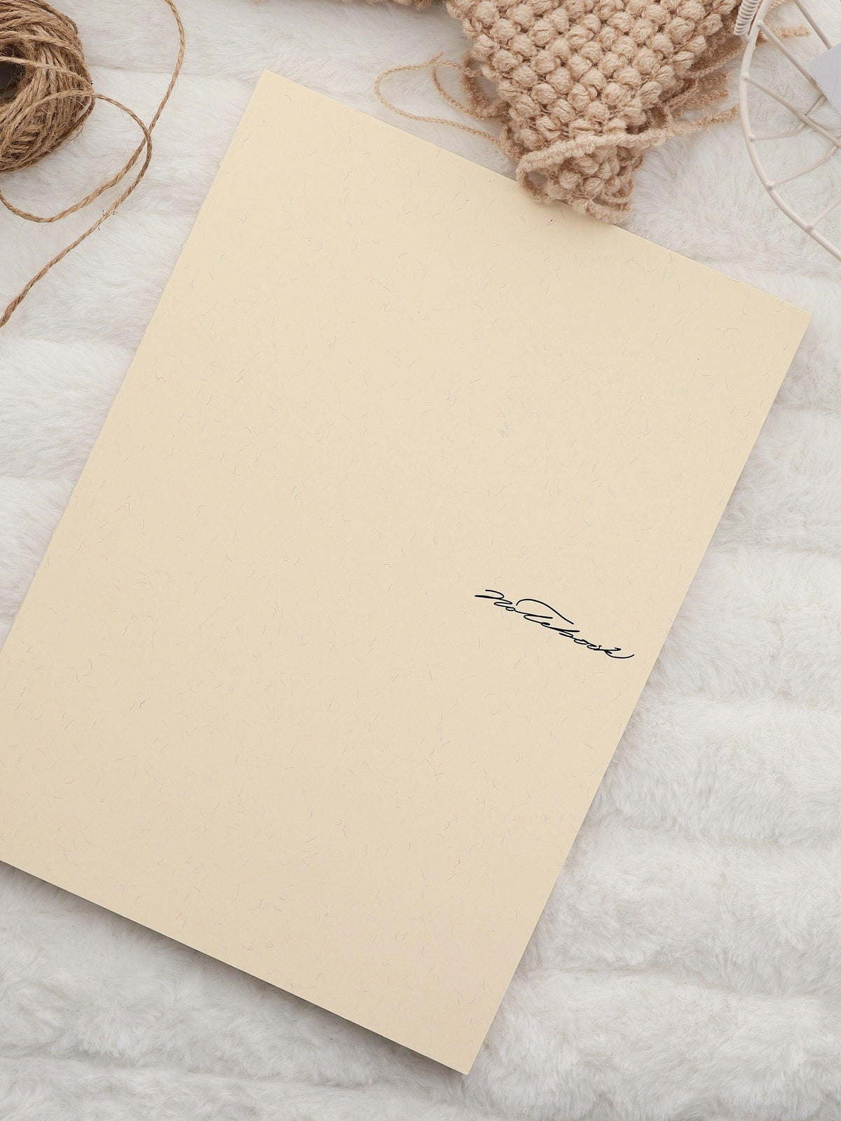 Notebook With Thickened Writing Paper