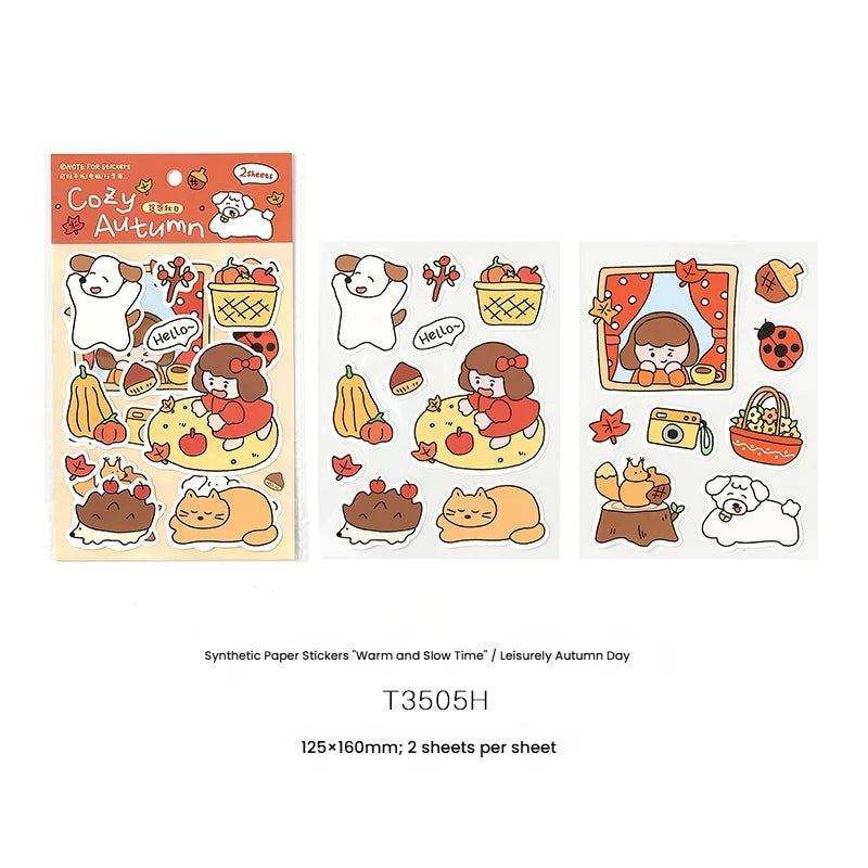 Warmth Tranquility Time Series Sticker