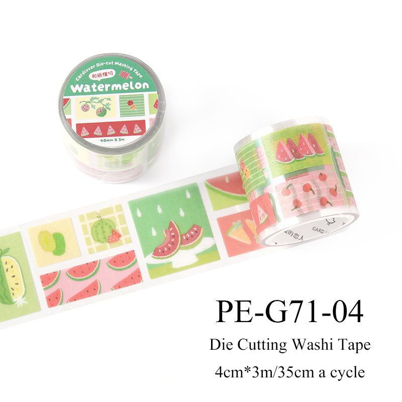 Endless Summer Series Die Cutting Washi Tape
