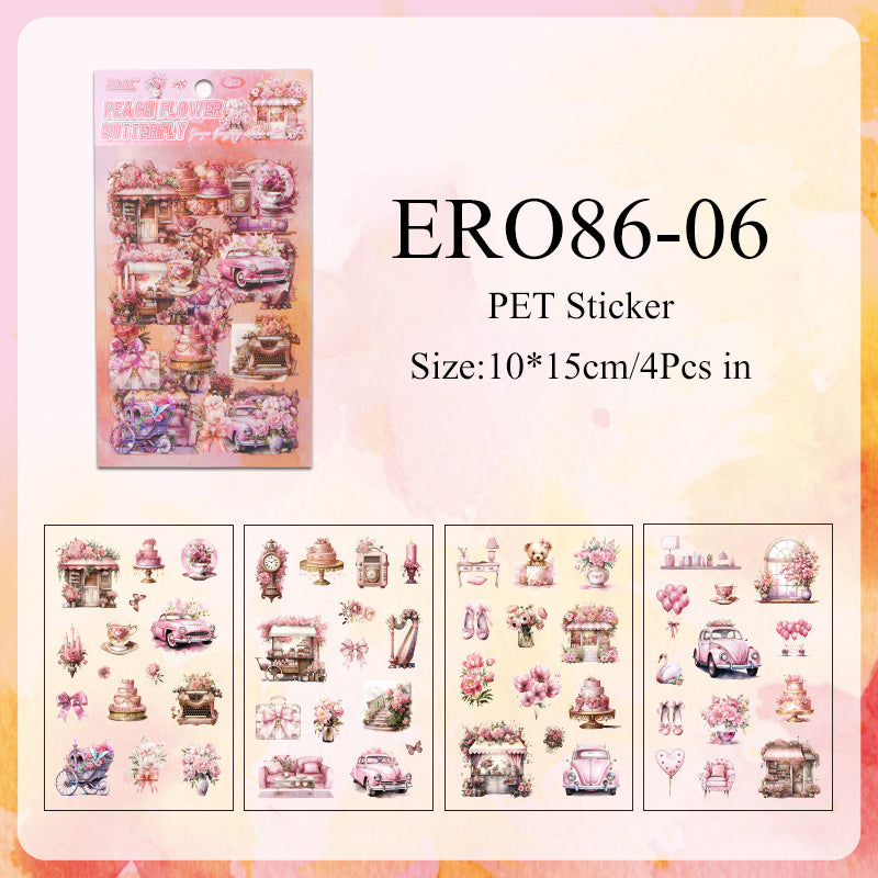 Flower butterfly Sticker