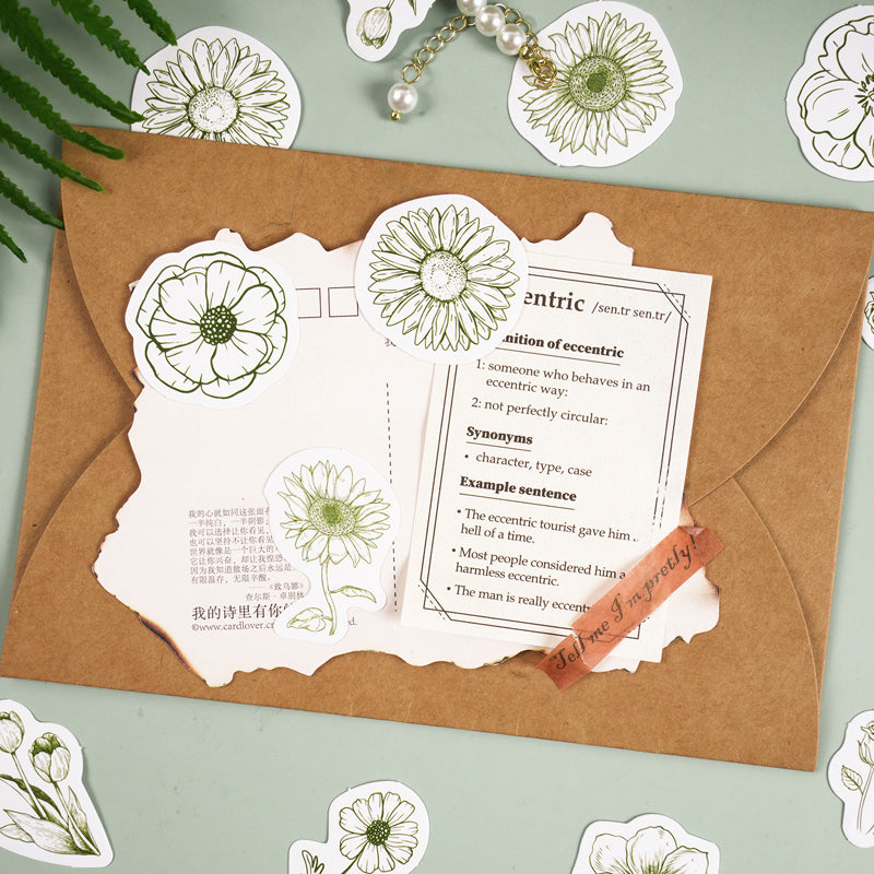 The world of flowers Sticker