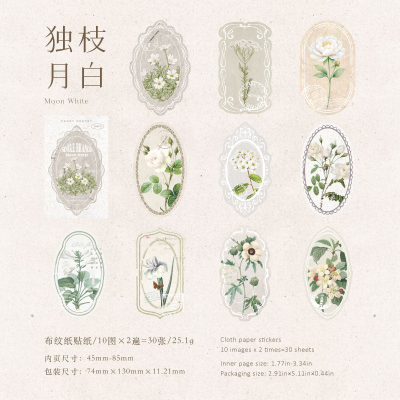 Flower Picking Collection Series Sticker