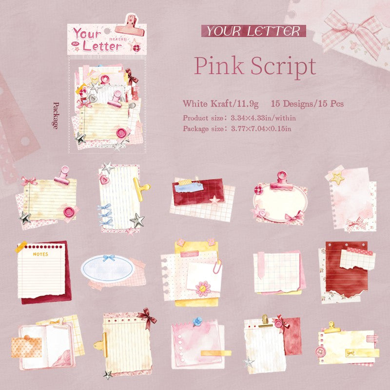 Your Letter Series Sticker Pack