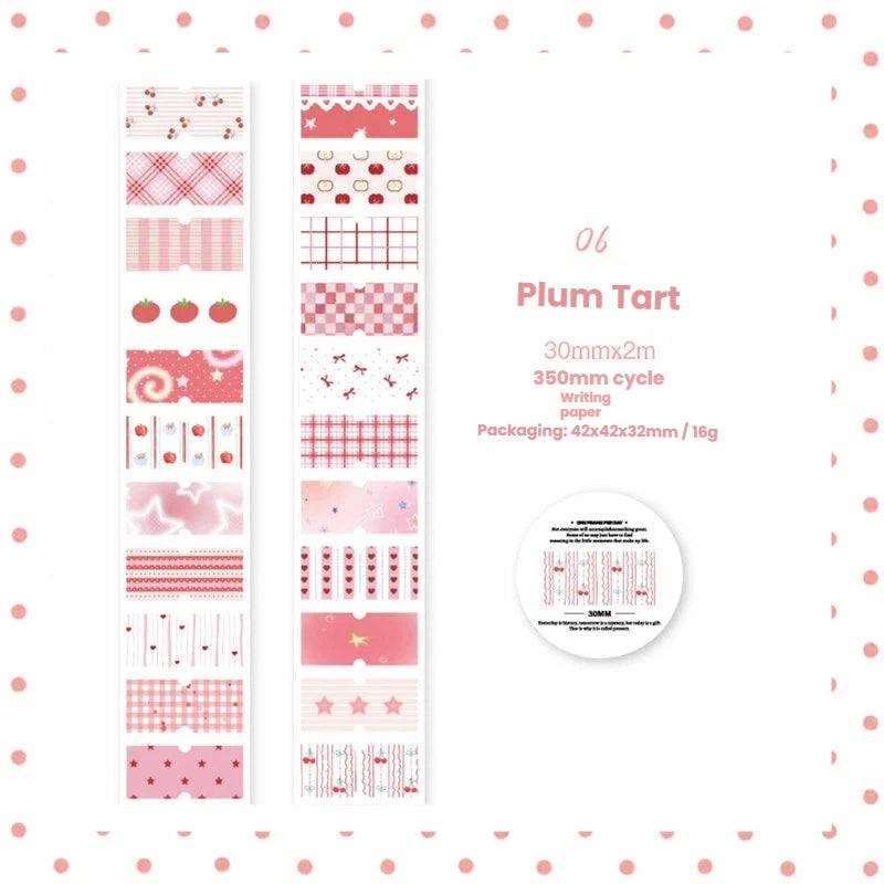 Healing Heart Series Die Cutting Writing Paper Tape