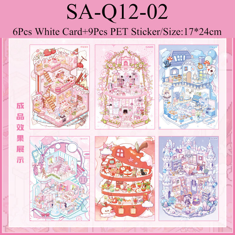 Fairy Tales World 3D Sticker Book