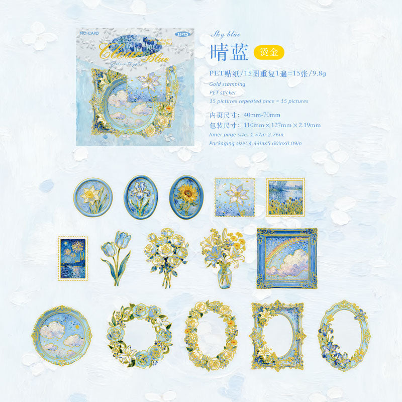 Oil Painting Floral Sentiment Series Sticker