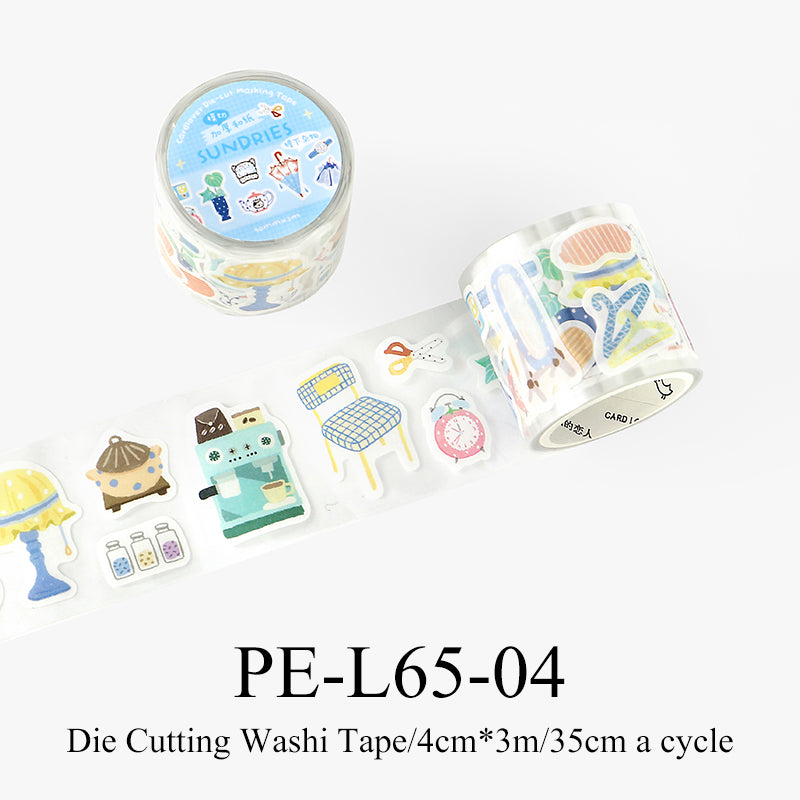 Many Small Items Series Die Cutting Washi Tape