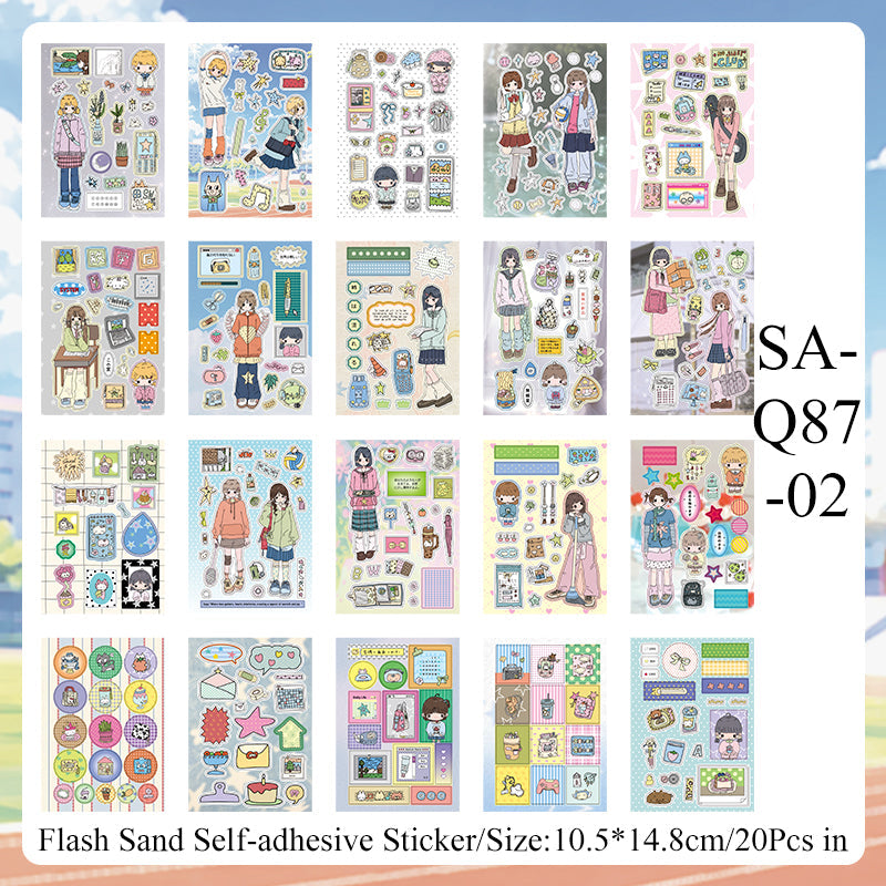 Neon Era Series Sticker Book