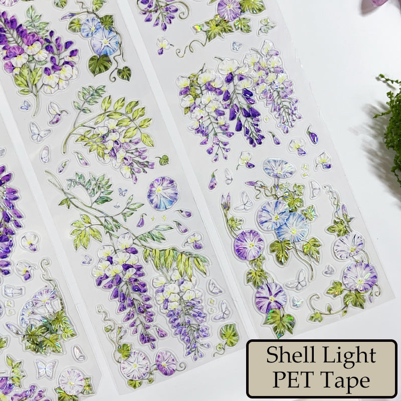 Whole Roll 6cm*5m Chao Yan Fu Meng Die Cutting Washi/Synthetic Paper/Shell Light PET Tape