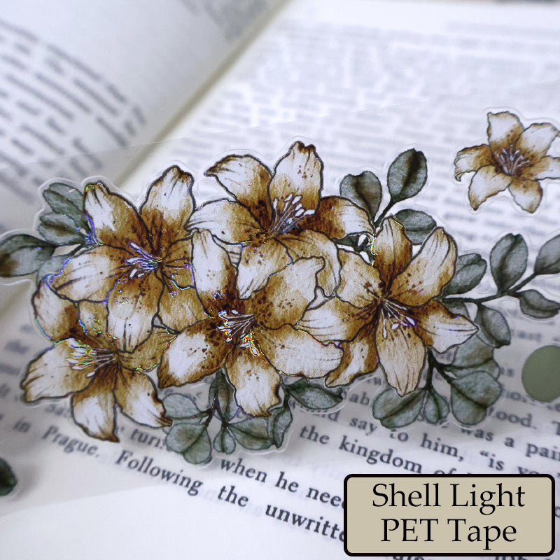Shan Hai Flower Die-Cutting Washi Tape - Sample 100cm