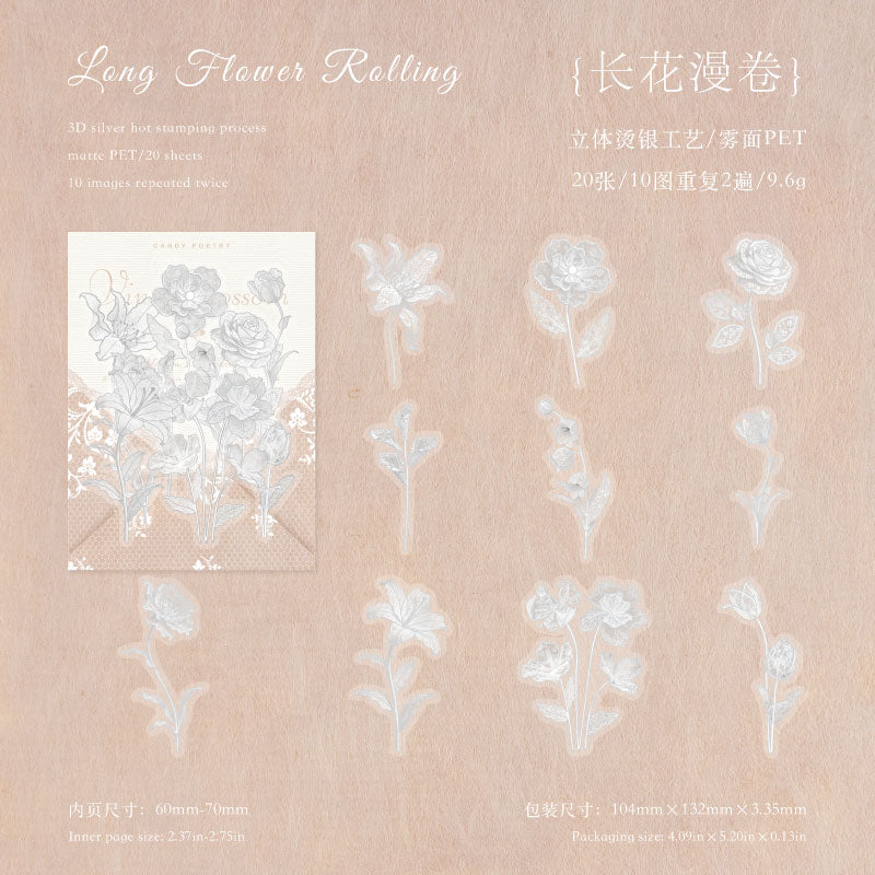 Floral Lace Series Sticker