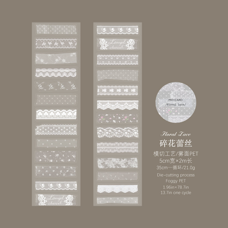 Hand Tear Catalog Series Die Cutting Fog PET Tape