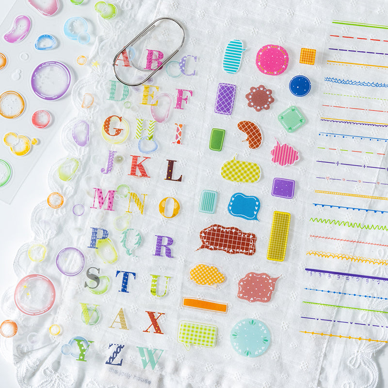 Basic Accent Series Sticker Book featuring book designs for journaling, scrapbooking and collage