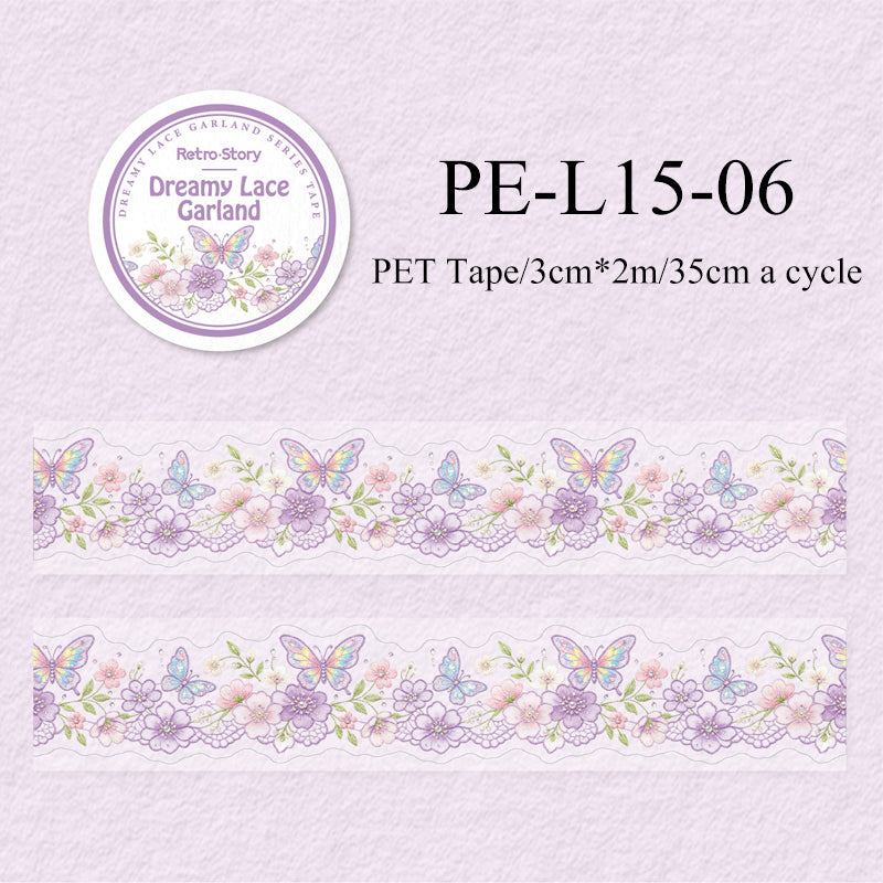 Dream Lace Flower Series PET Tape