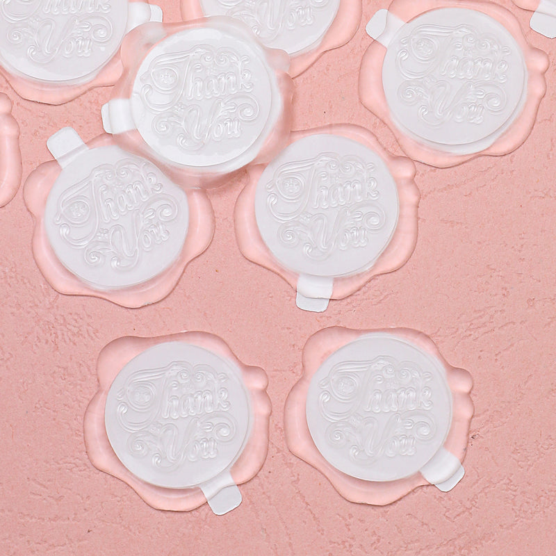 Rose Wax Seal Sticker