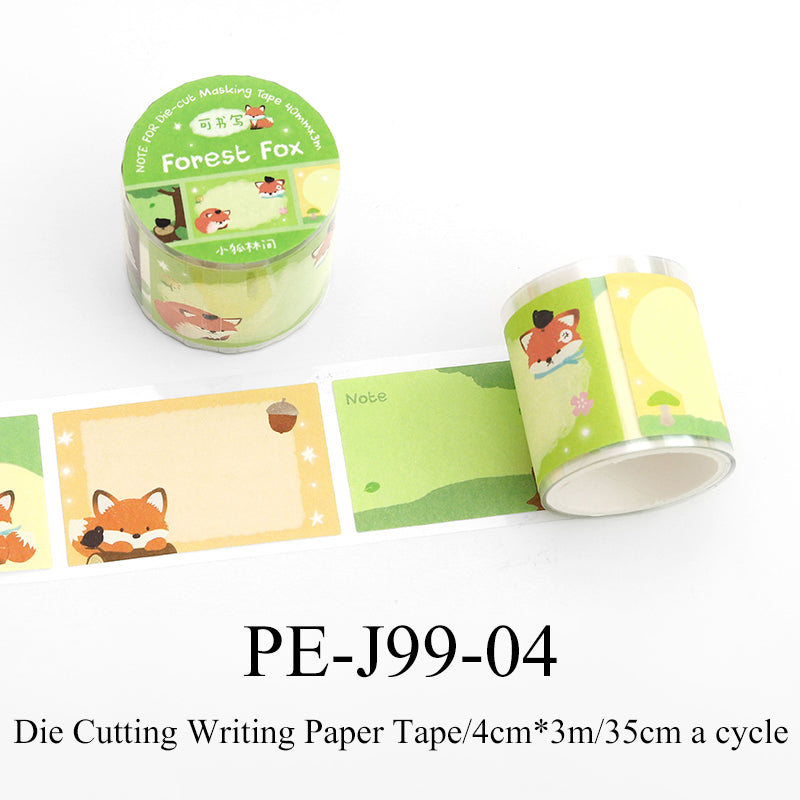 BOBO Post Office Series Die Cutting Writing Paper Tape