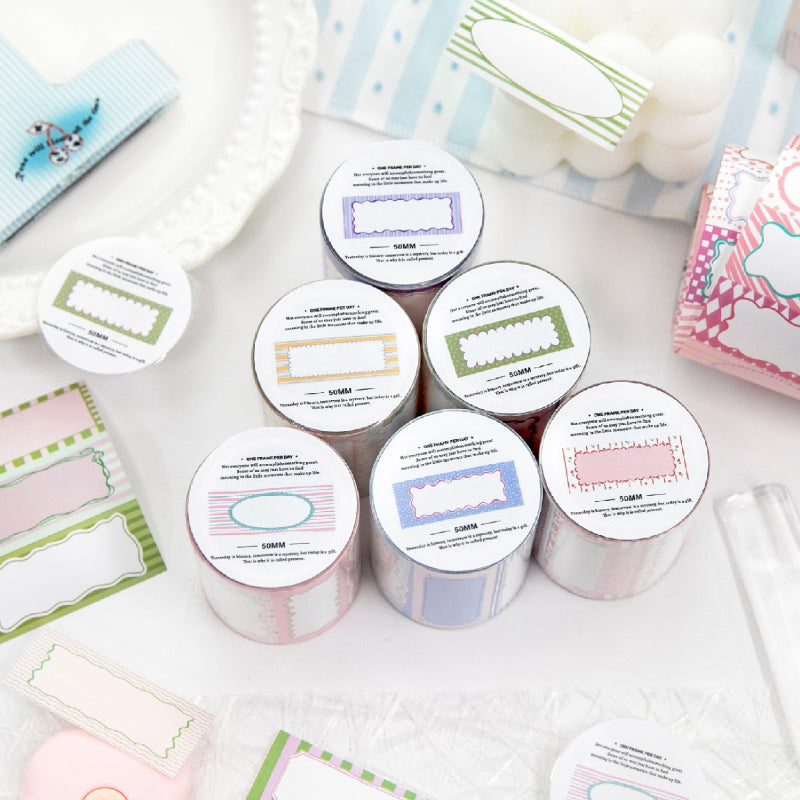 Notes from Salt Island Die Cutting Synthetic Paper Tape featuring island designs for journaling, scrapbooking and collage