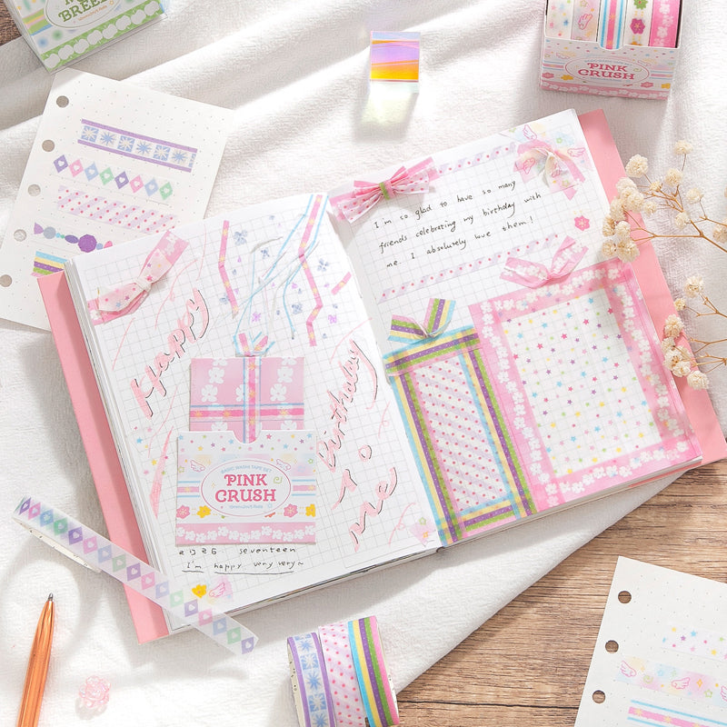 Sugar Frost Fantasy Series Washi Tape Set featuring fantasy designs for journaling, scrapbooking and collage