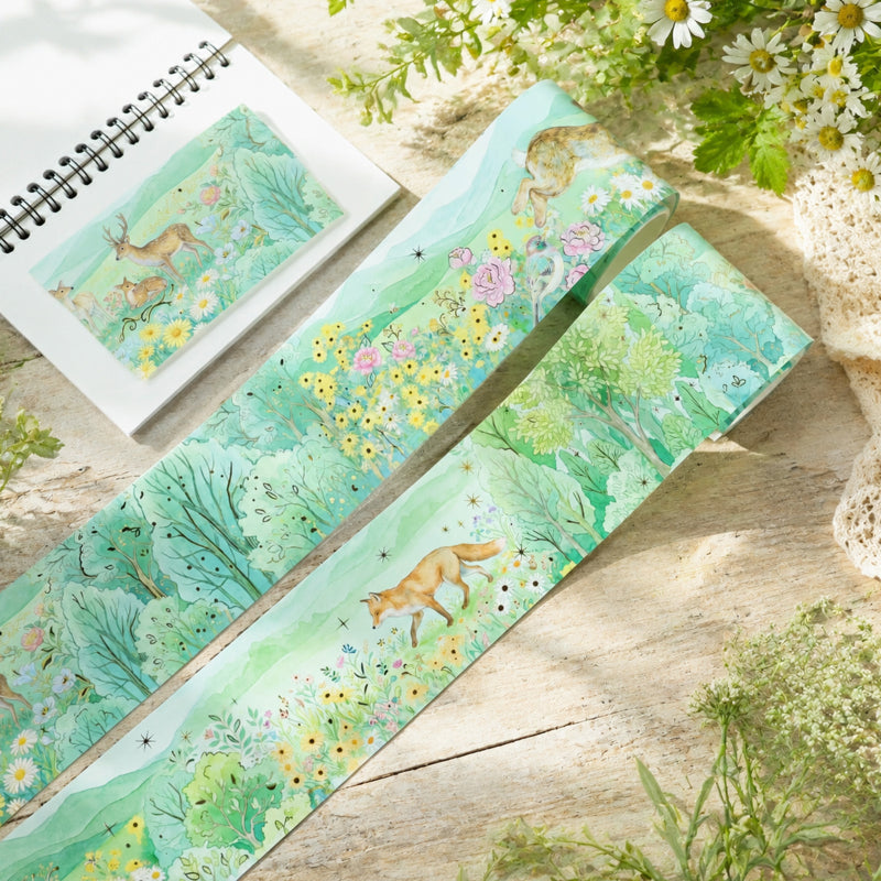 Countryside Spring Walk Gold Stamping Washi Tape