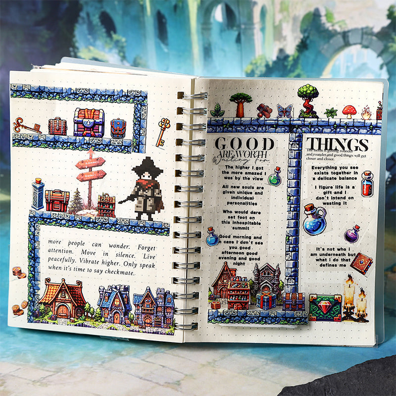 Adventure Game Series PET Tape for journaling, scrapbooking and collage
