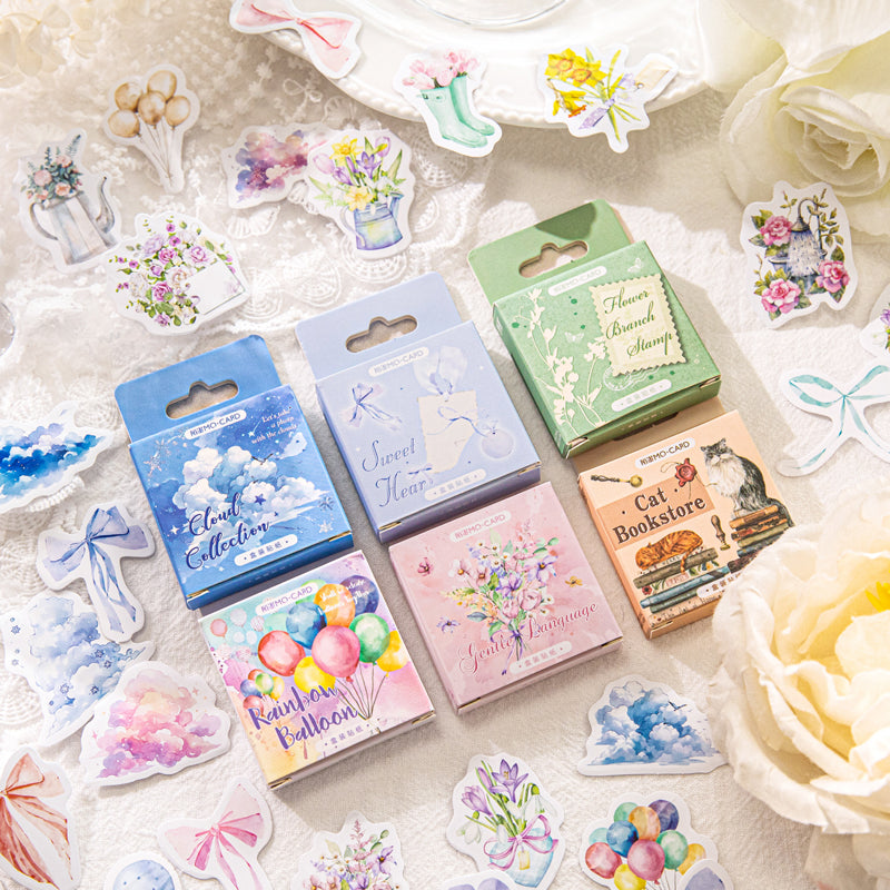 Flower stamp Sticker