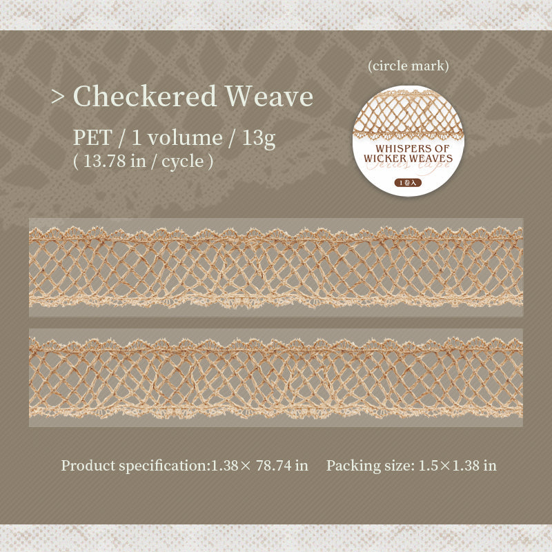 The Braided Threads Series PET Tape
